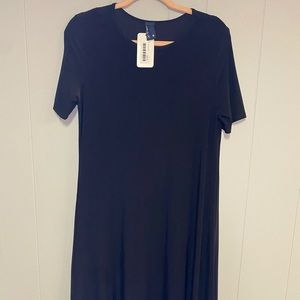 NWT Black HIGH LOW DRESS SZ L